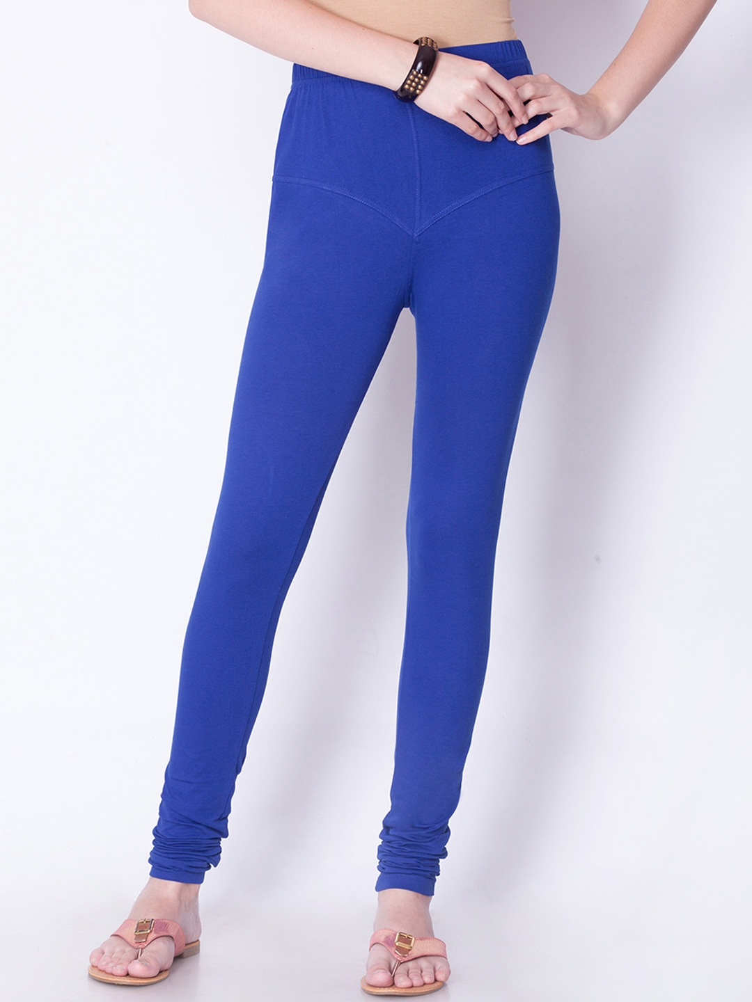 Buy Dollar Missy Women Blue Solid Churidar Leggings - Leggings for Women  7416729