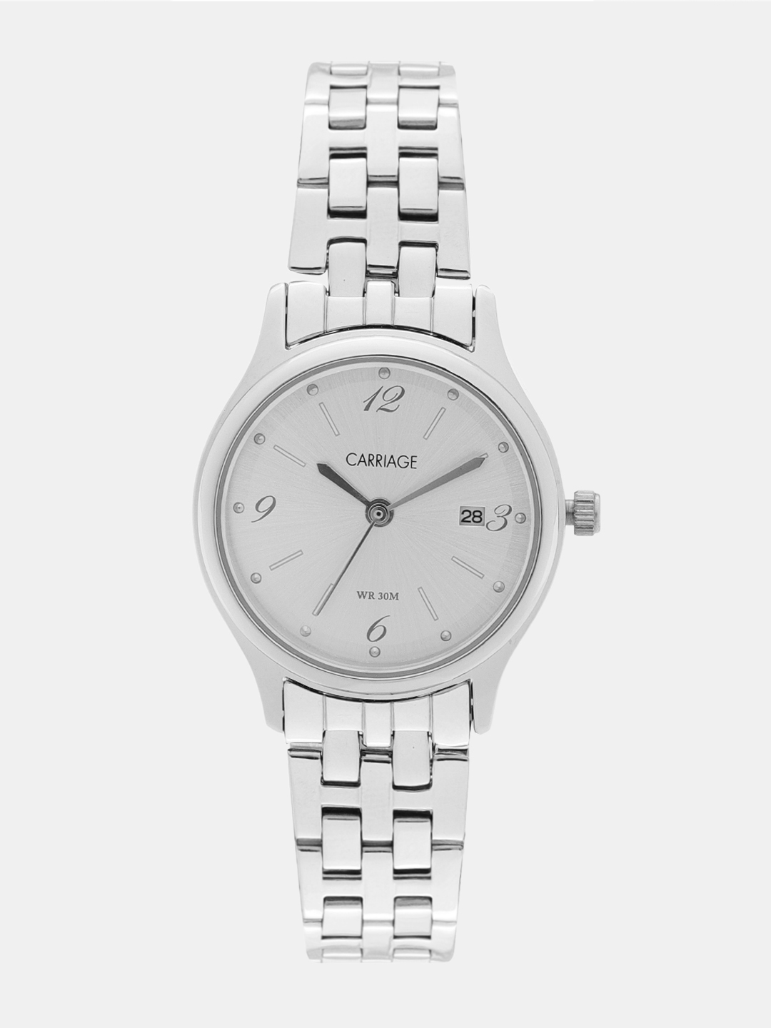 Buy Timex Carriage Women Silver Toned Analogue Watch CC3C78200_OR - Watches  for Women 7419072 | Myntra