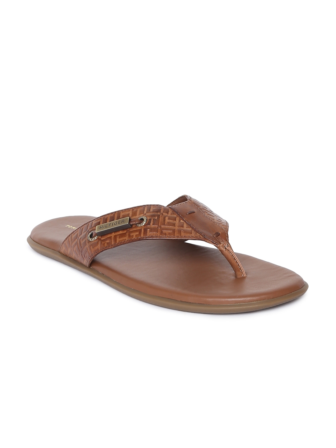 Tommy hilfiger tan sandals cheap