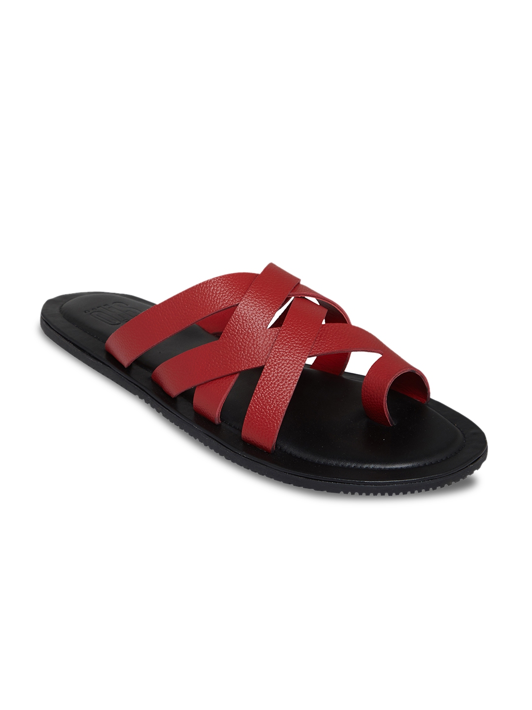 red comfort sandals