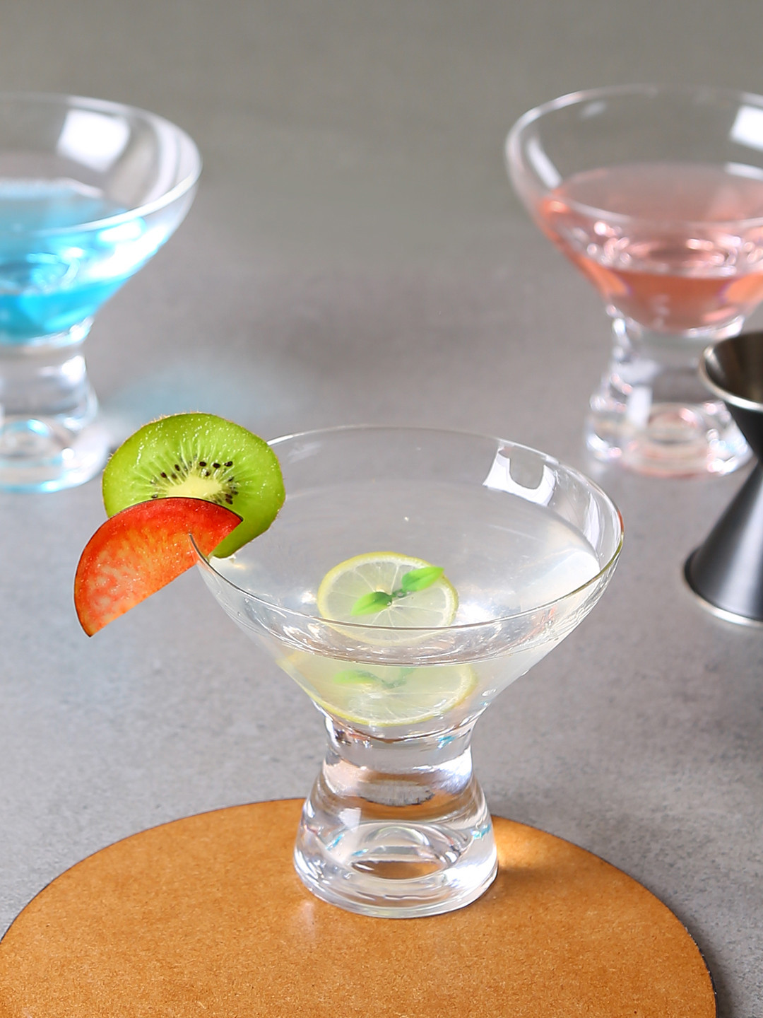 Bohemia Crystal Samba Dessert Glasses Set of 6 Lead Free Transparent 330 ml