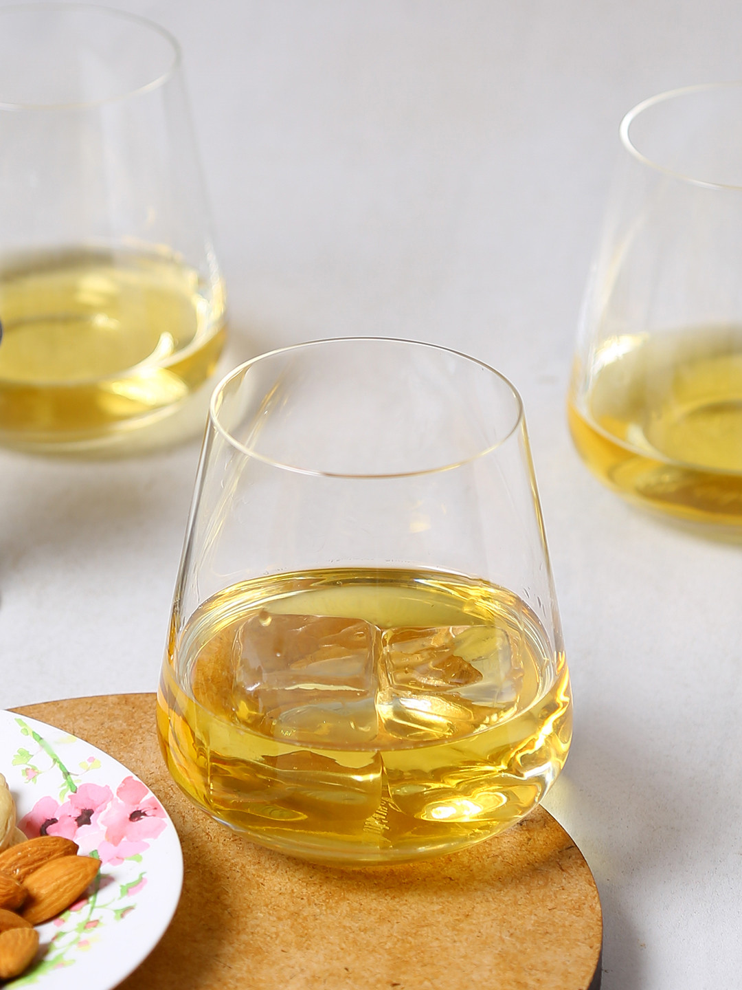 Bohemia Crystal Sandra Whiskey Glasses Set of 6 Lead Free Crystal 400 ml