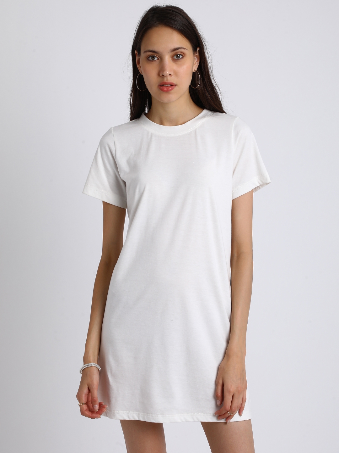 white t shirt dress women