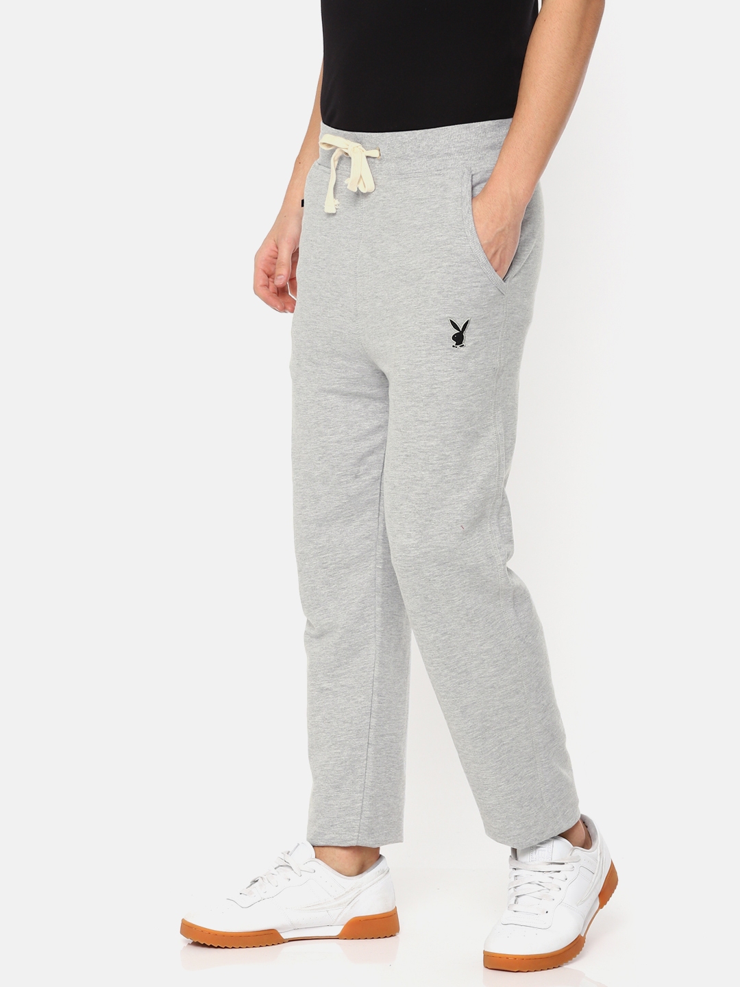 Grey playboy online sweatpants