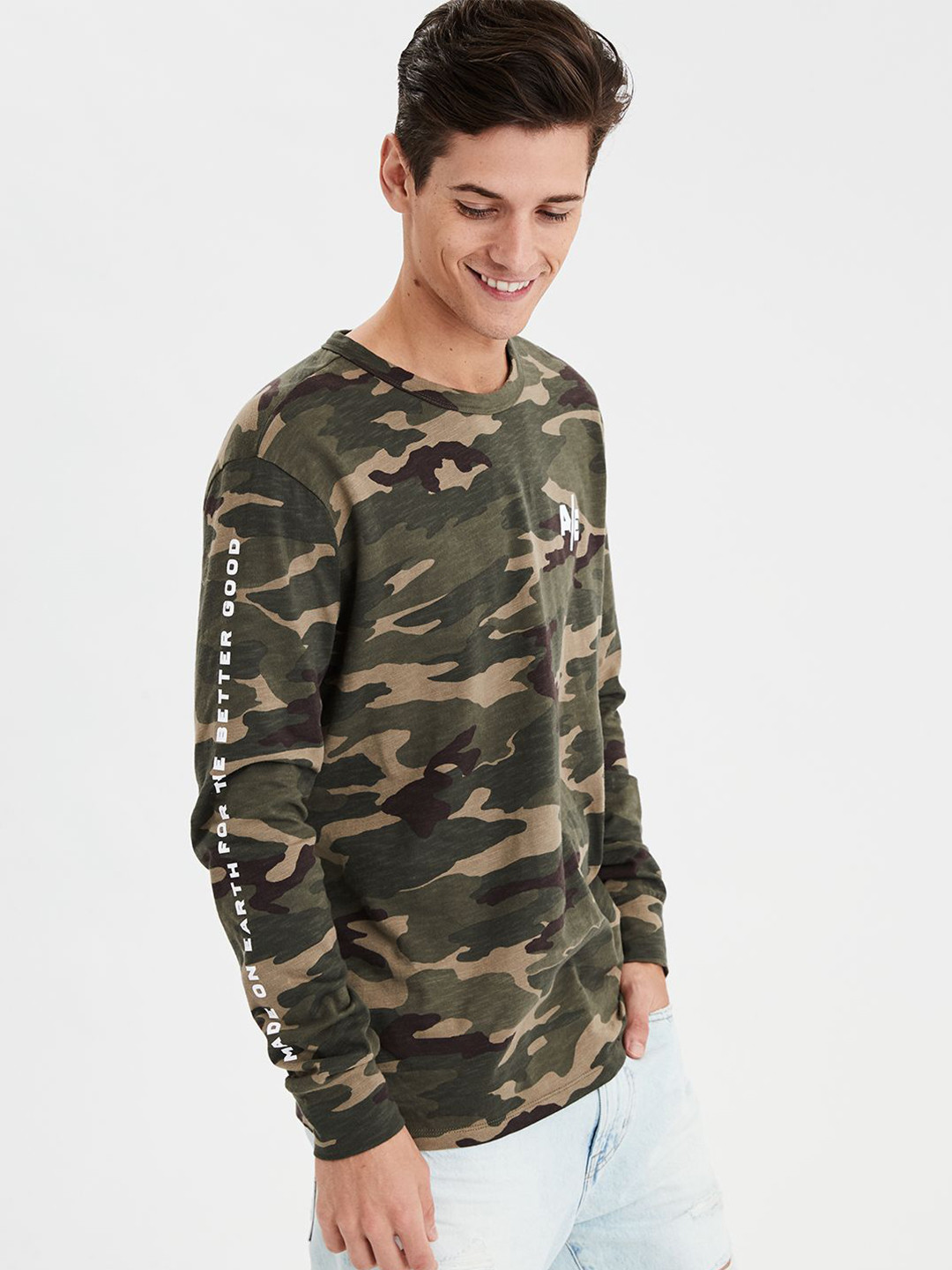 Buy AMERICAN EAGLE OUTFITTERS Men Olive 