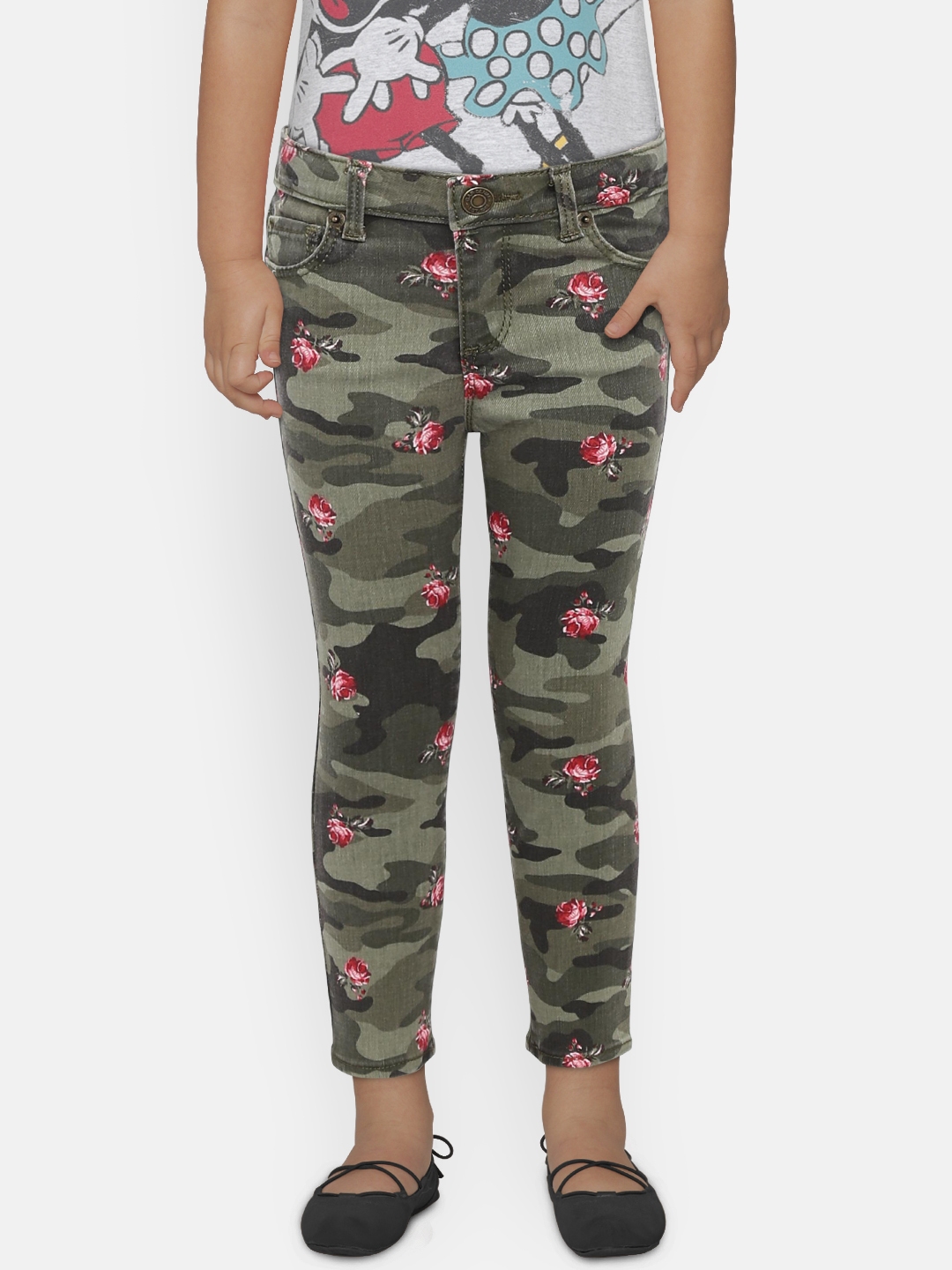 gap camouflage jeans