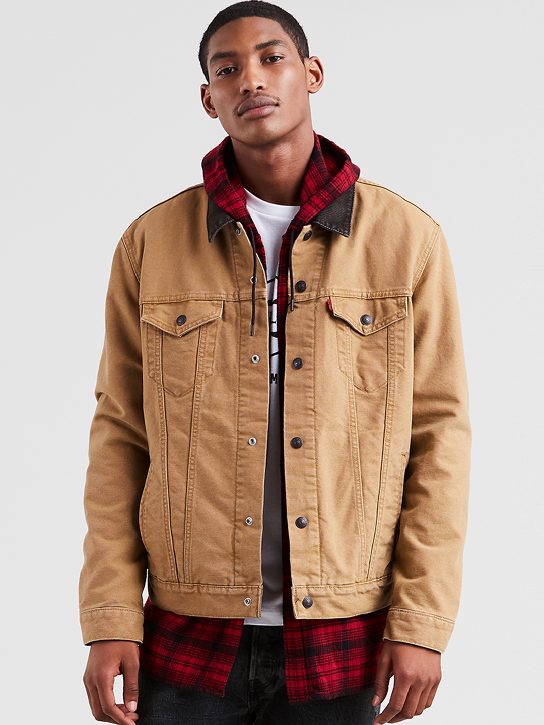 Buy Levis X Justin Timberlake Men Brown Solid Denim Jacket - Jackets for  Men 7479339 | Myntra