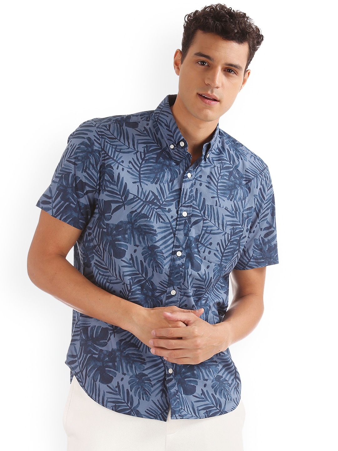 gap men's short sleeve shirts