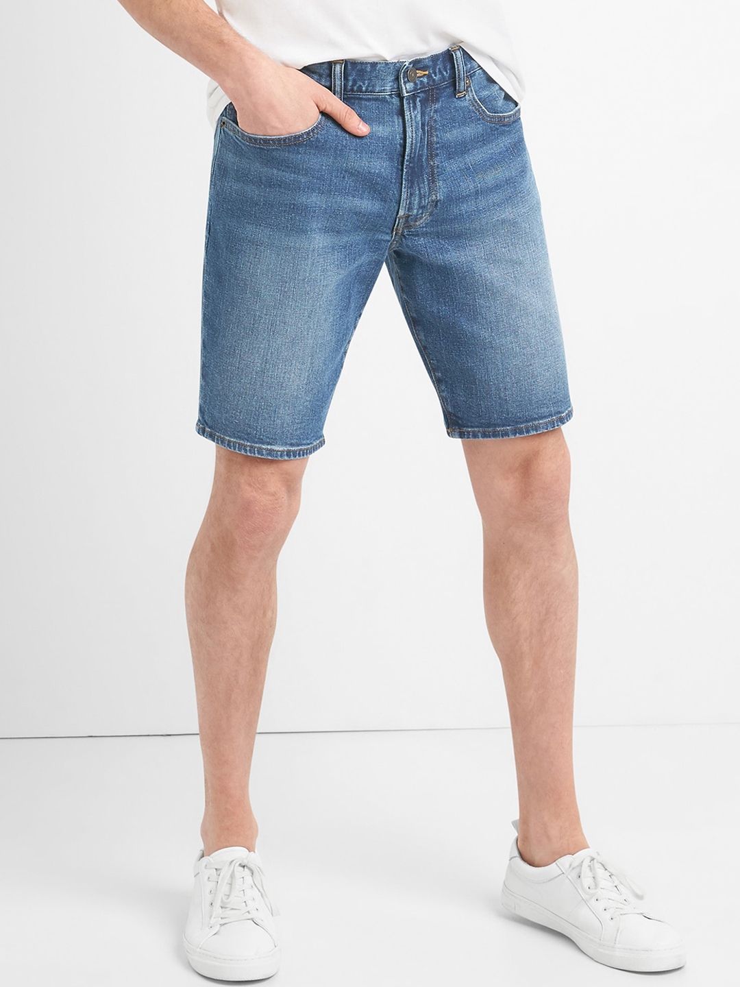gap jean shorts mens