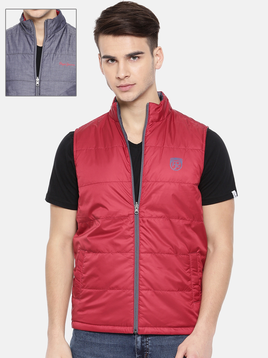 Pepe jeans deals half jacket