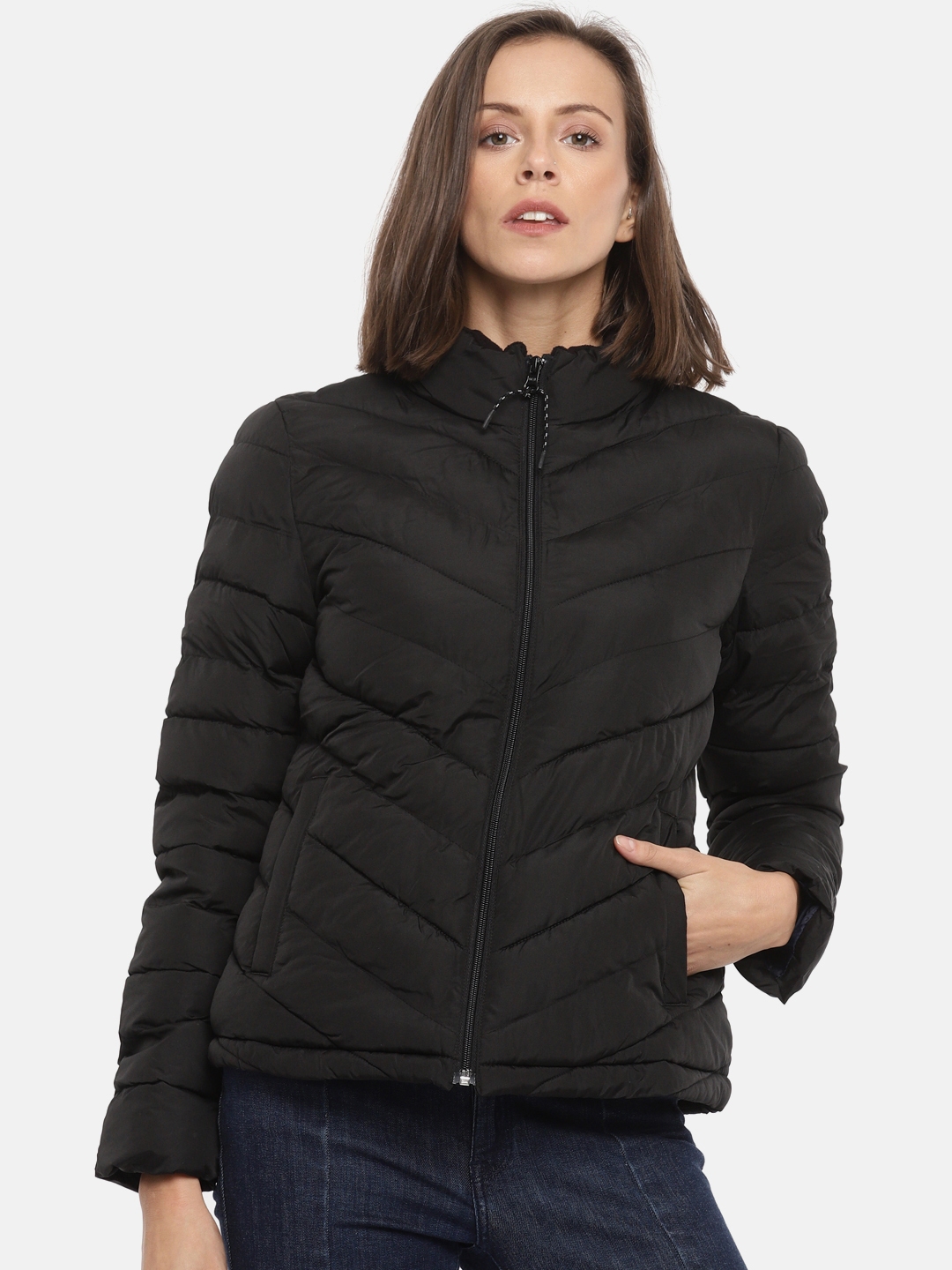 gap black jacket womens