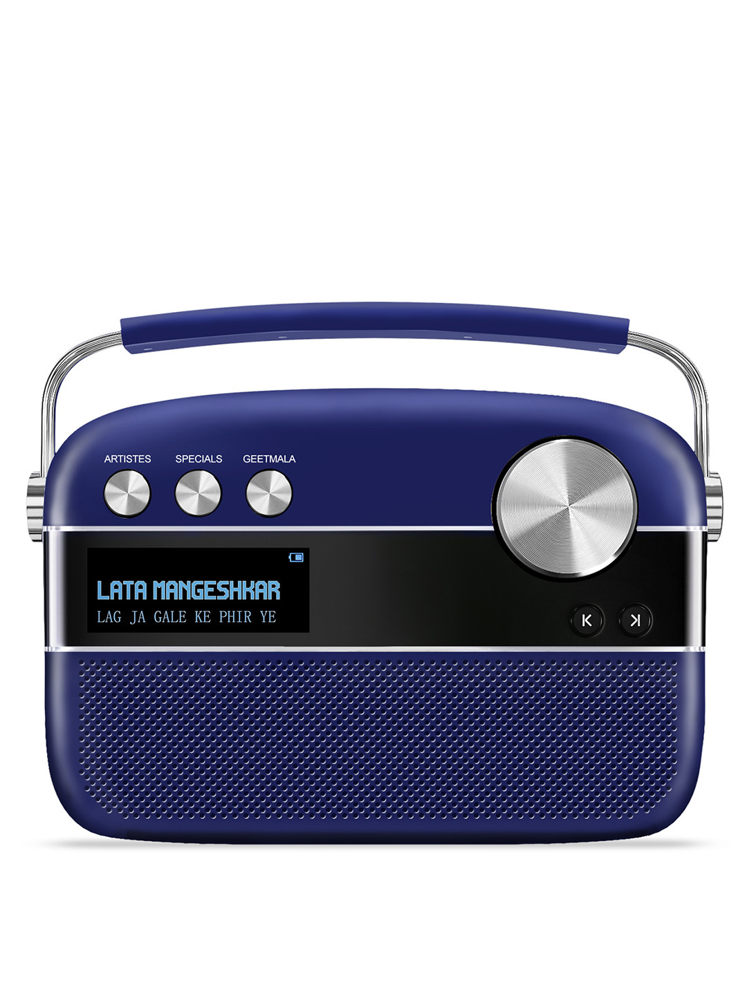 Saregama Carvaan Premium Hindi-Portable Music Player with 5000 Preloaded Songs- Royal Blue