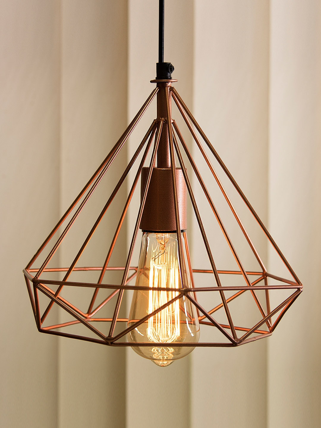 Homesake Copper-Toned Solid Pendent Light