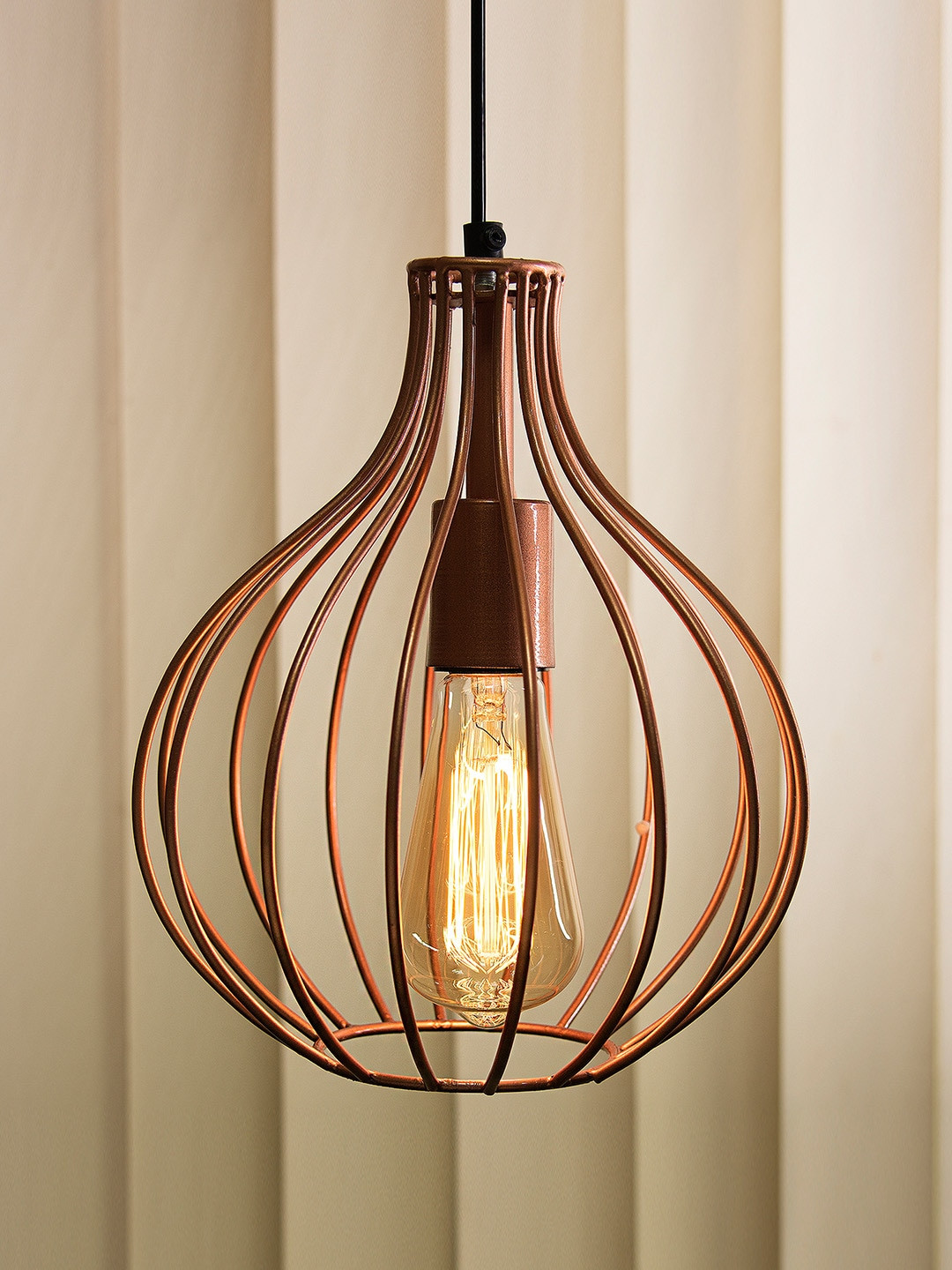 Homesake Copper-Toned Solid Hanging Pendant Lamp