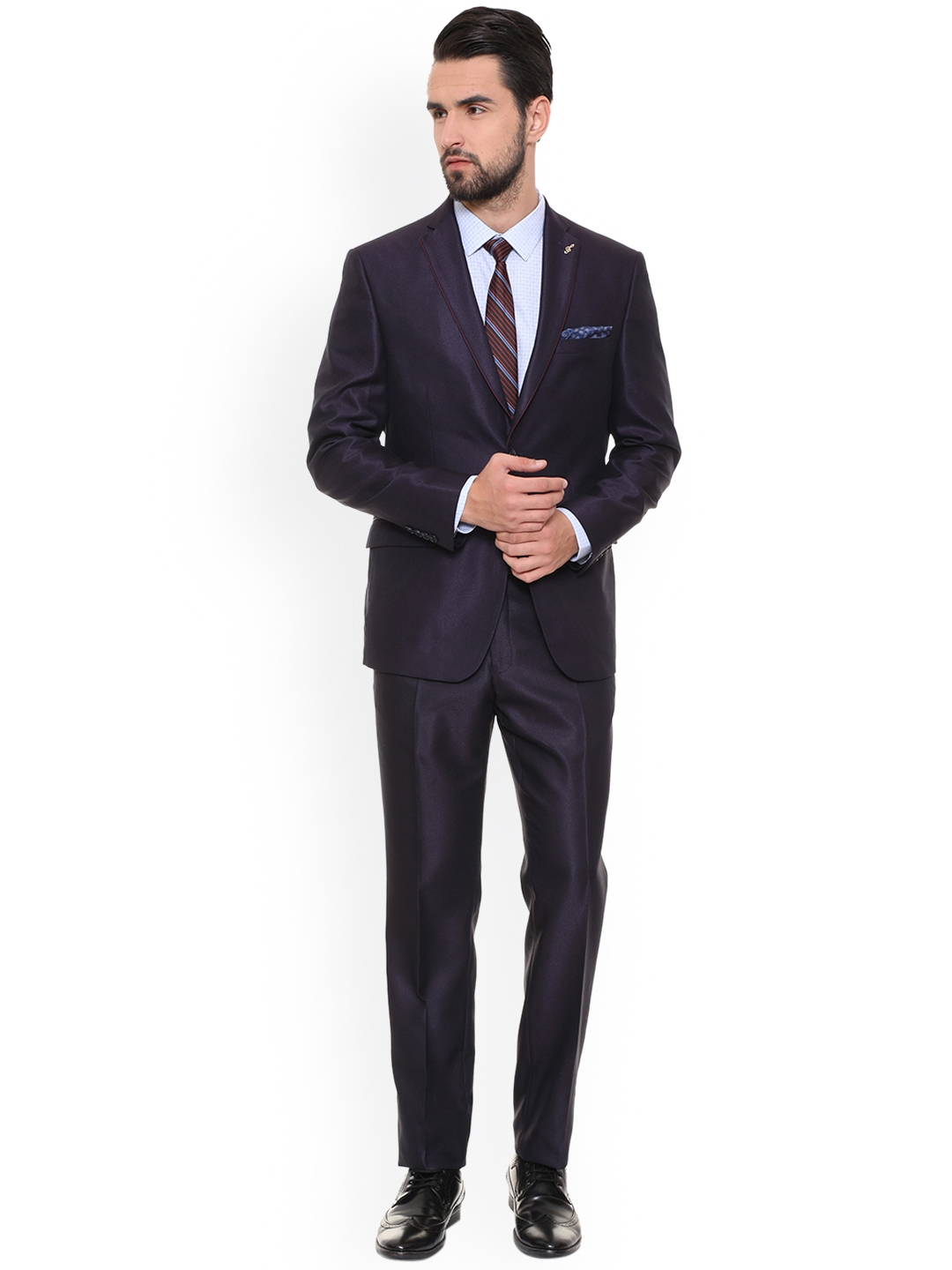 Van heusen bandhgala suits on sale