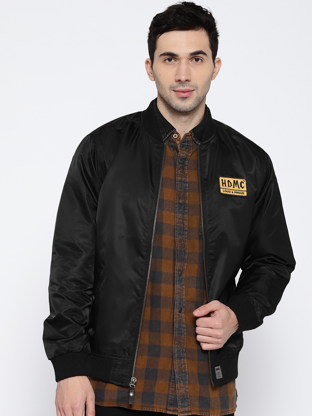 Hadlow Black Bomber Jacket