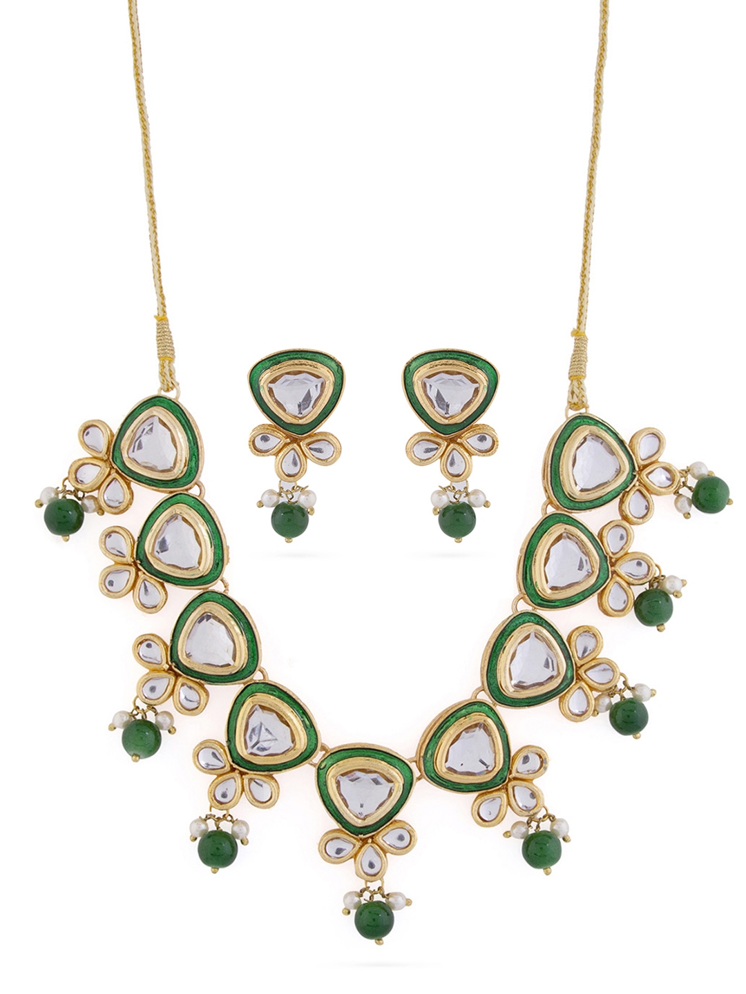 kundan jewellery myntra