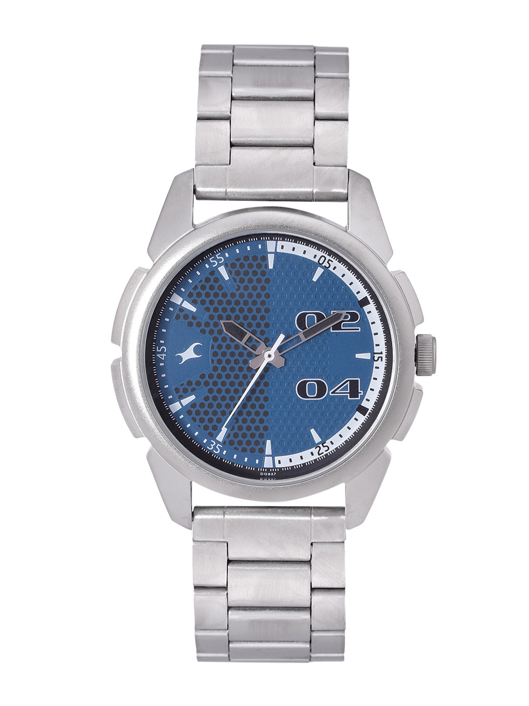 Fastrack Men Stainless Steel Bracelet Style Straps Analogue Watch- 3124SM03_OR_F
