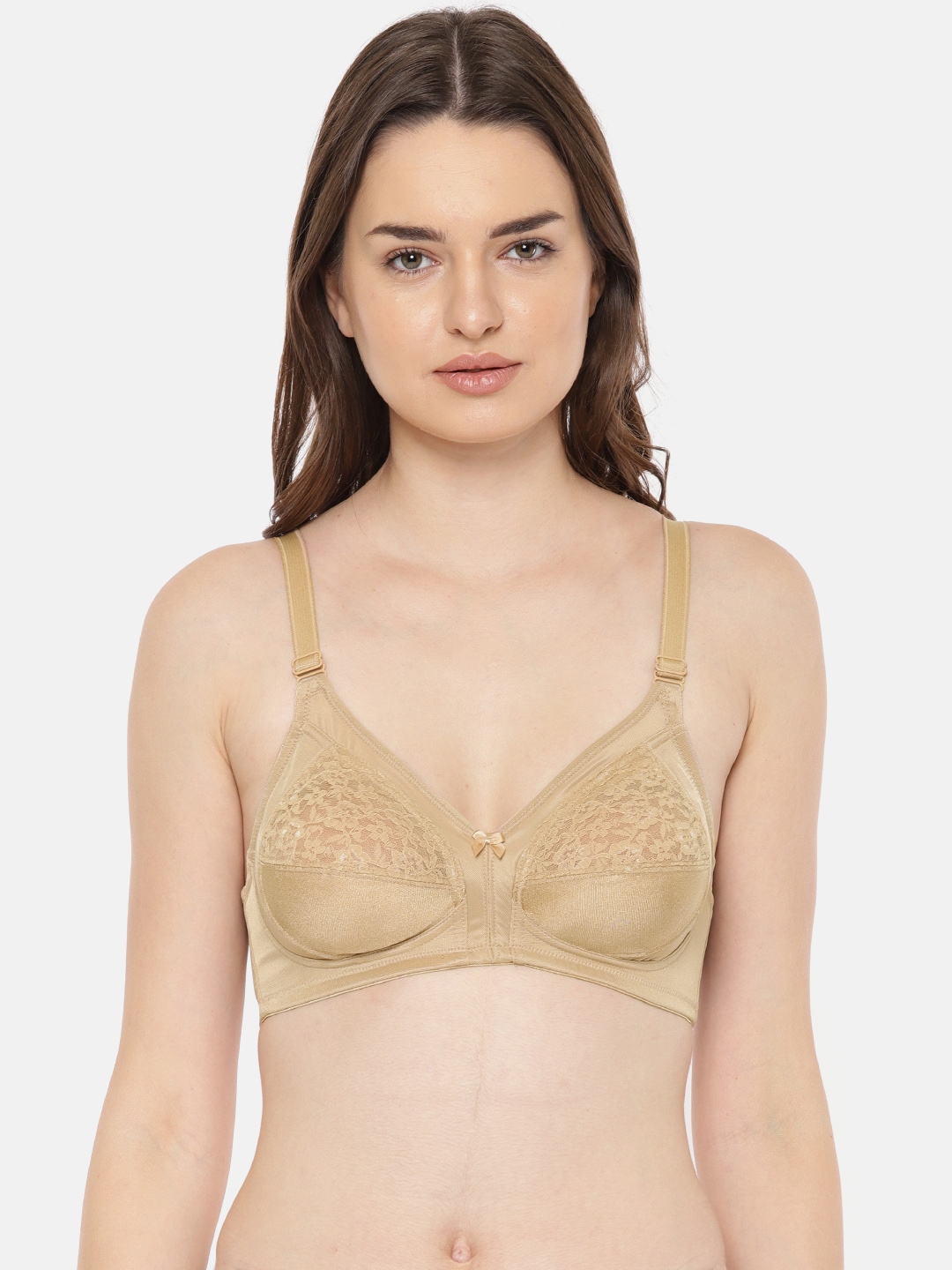 Buy Amante Non Padded Wirefree Classic Shaper Lace Bra BRA28701
