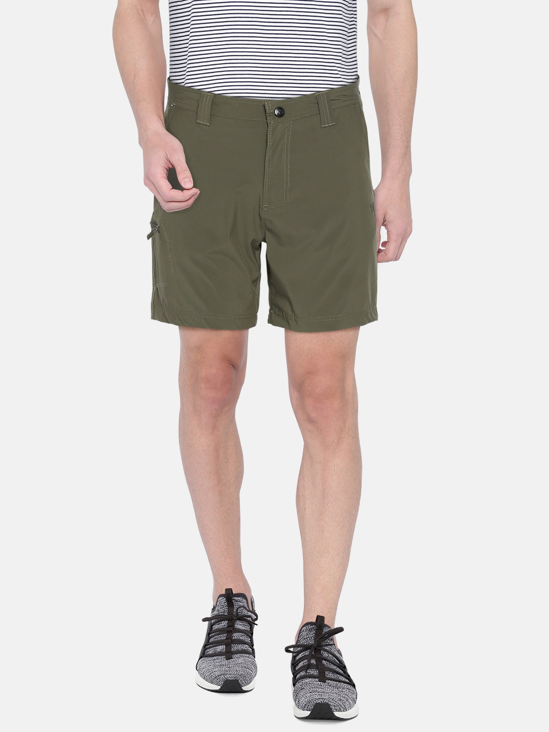 Buy Wildcraft Olive Green Hiking Shorts Shorts for Men 751272
