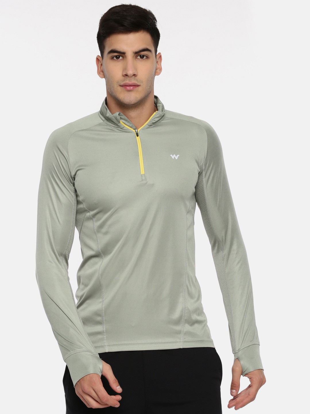 Buy Wildcraft Grey Solid Hiking T Shirt 