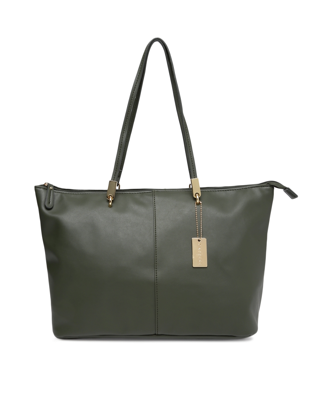 Buy Caprese Green Solid Shoulder Bag Handbags for Women 7532452