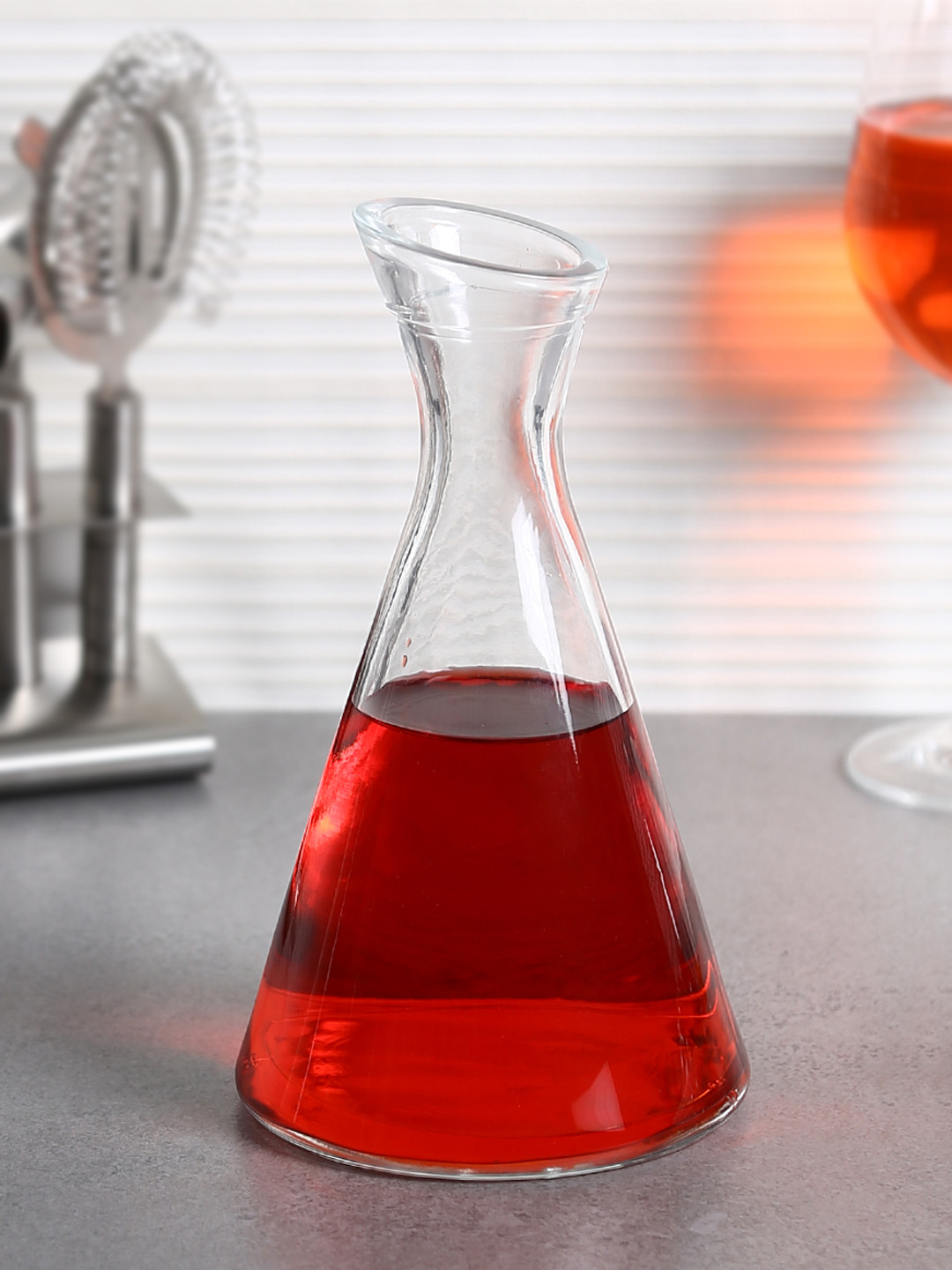 Oberglas Set of 1 Transparent Lead Free Pisa Glass Wine Decanter - 1000ml