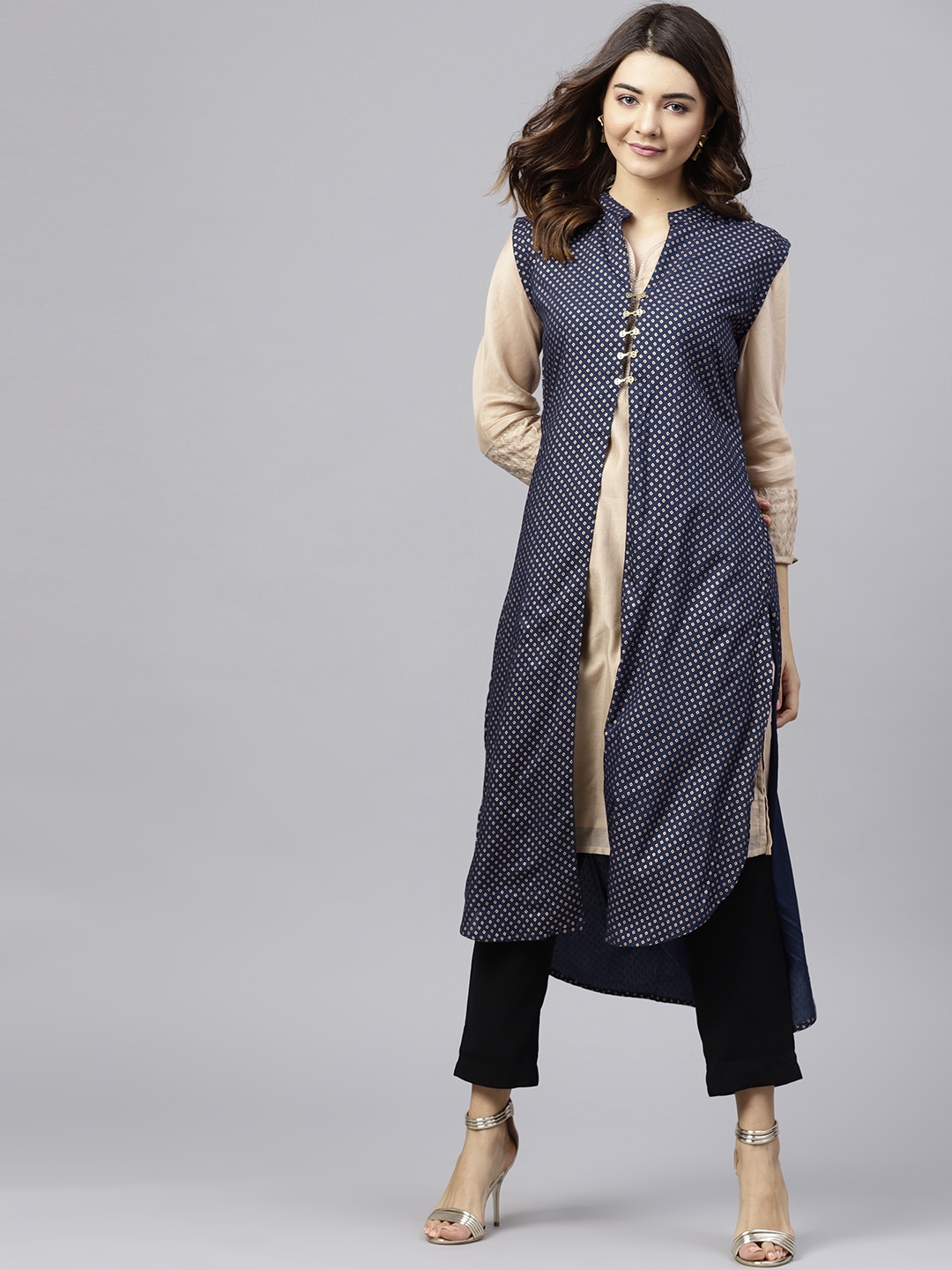 Shrug kurti on sale design 2018