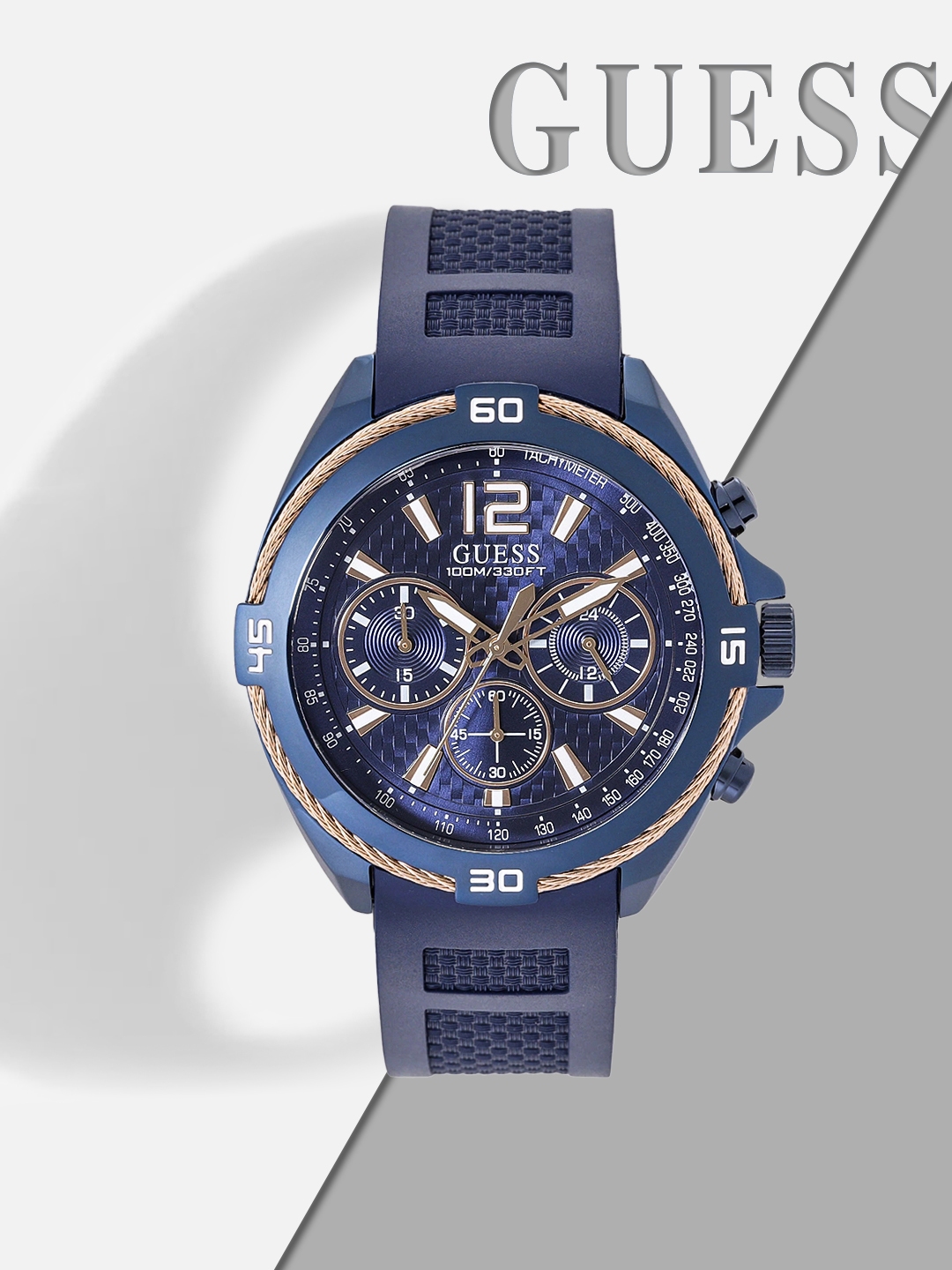 Guess Navy Blue Watch | vlr.eng.br