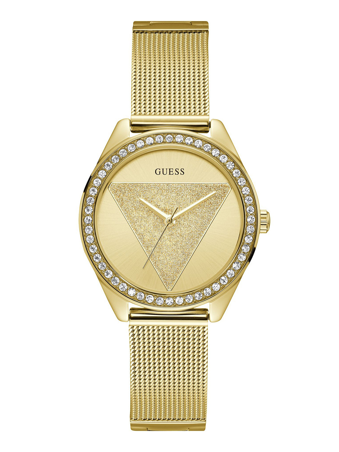 GUESS Women Gold-Toned Analogue Watch W1142L2
