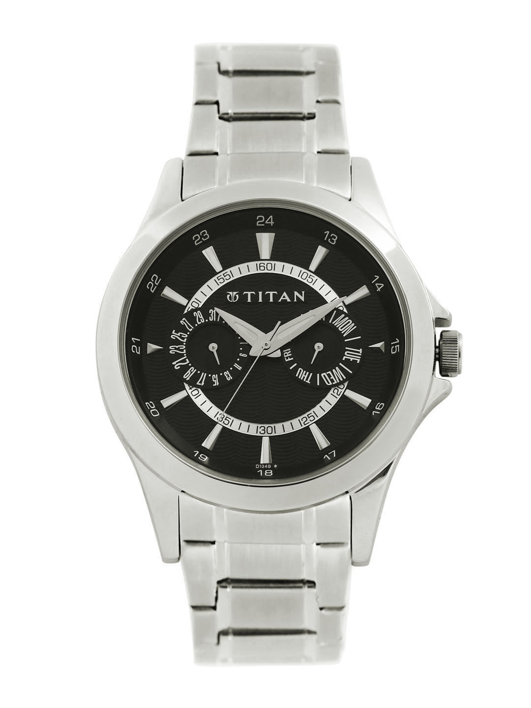 Titan Octane Men Black Analogue watch NL9323SM02