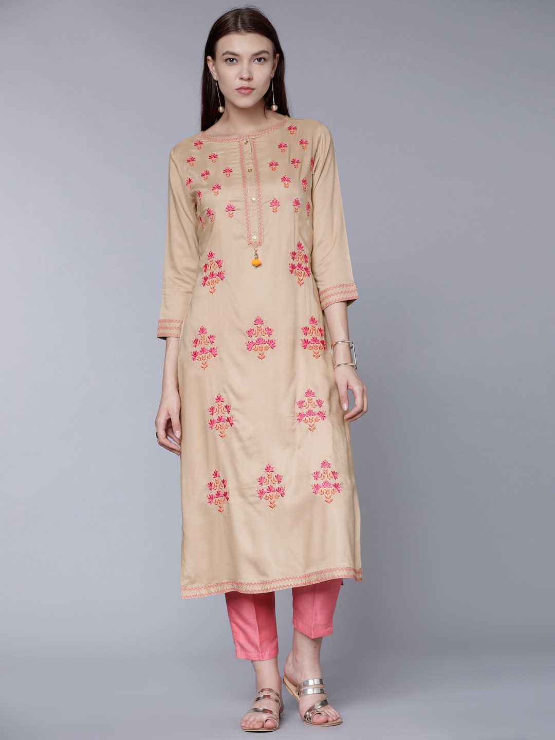 Vishudh women's straight kurta hot sale