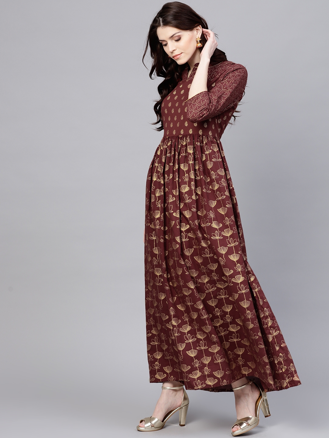 Aks maxi hot sale dress myntra