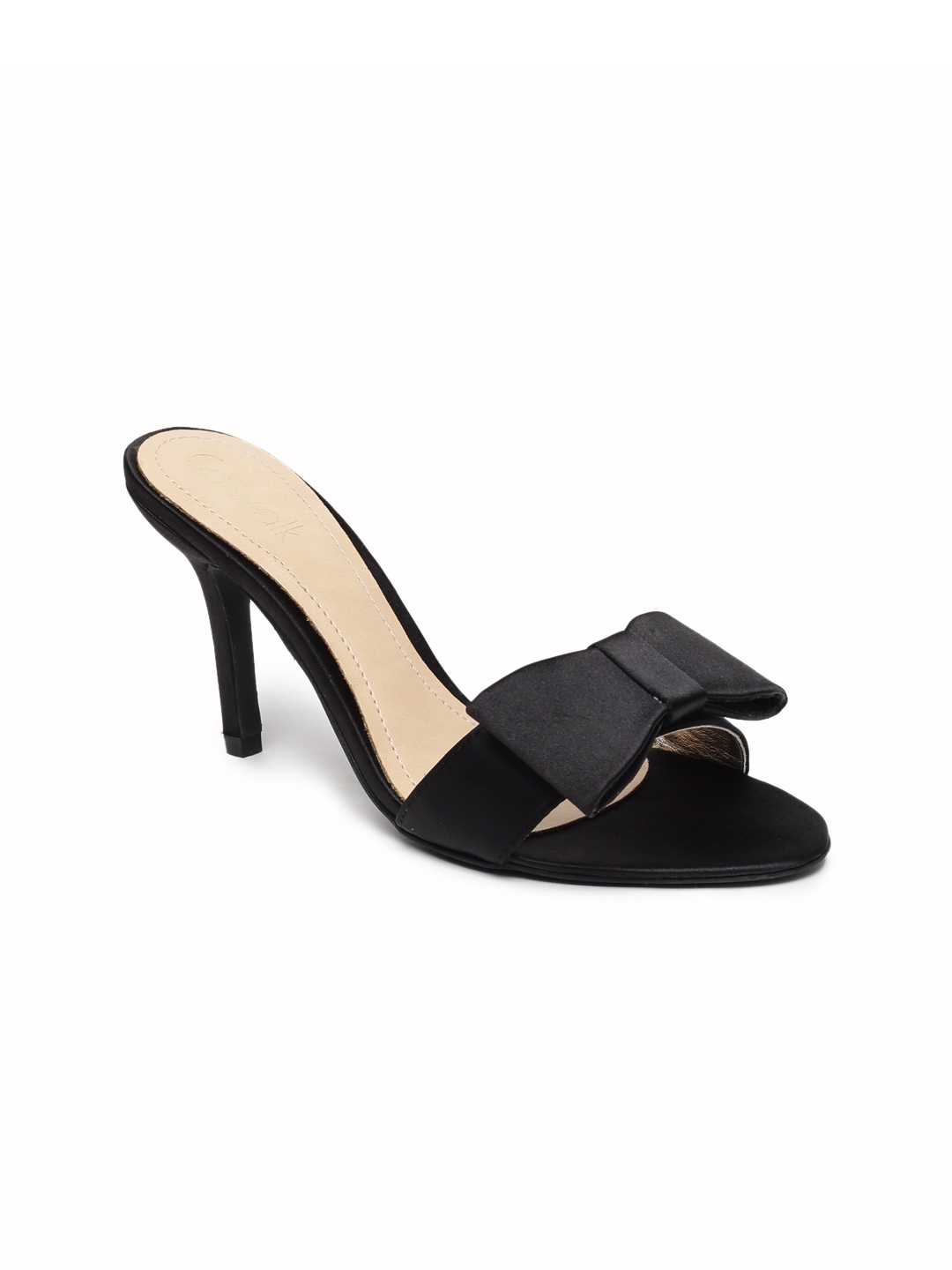black catwalk heels