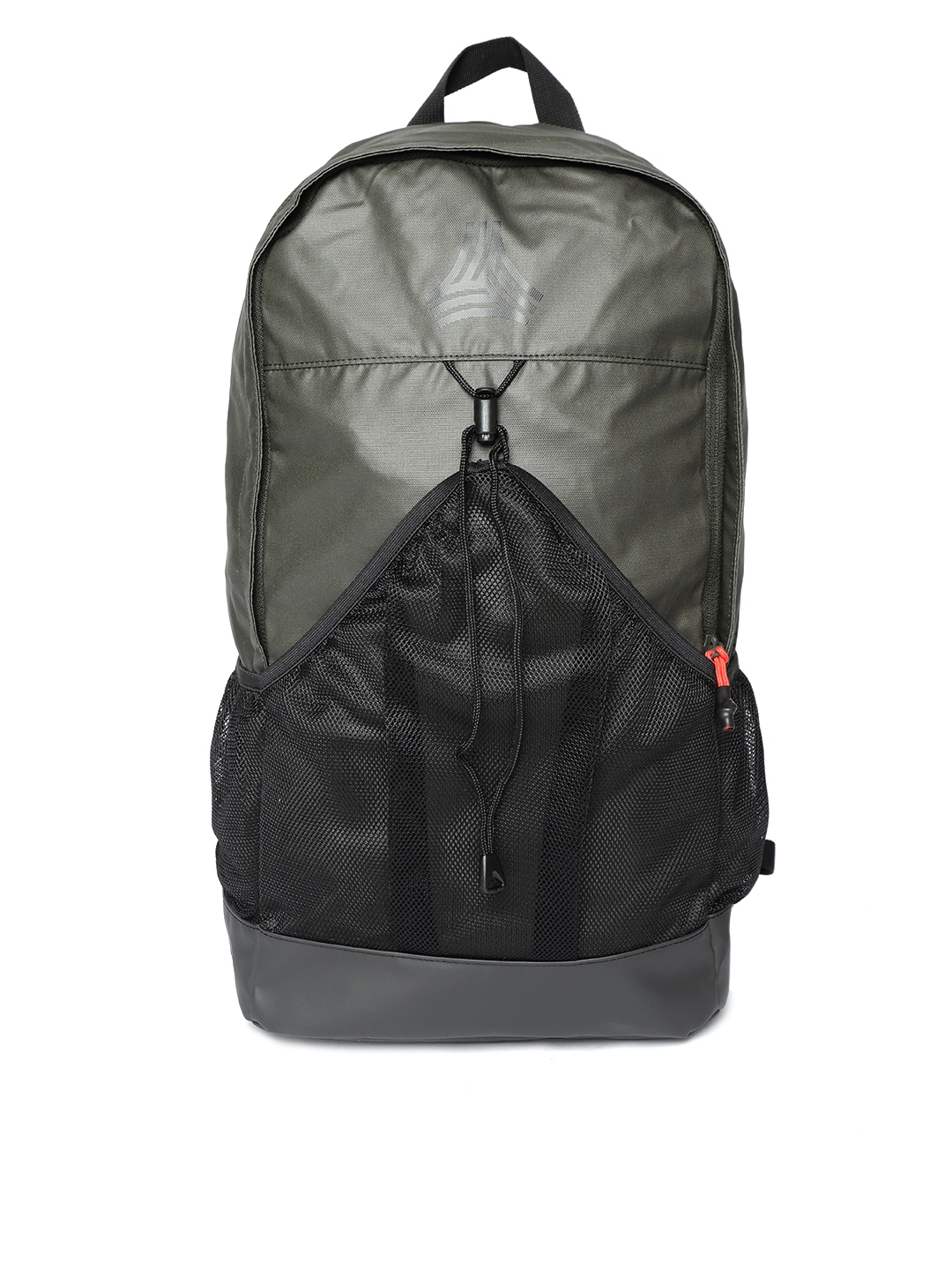 adidas green and black backpack