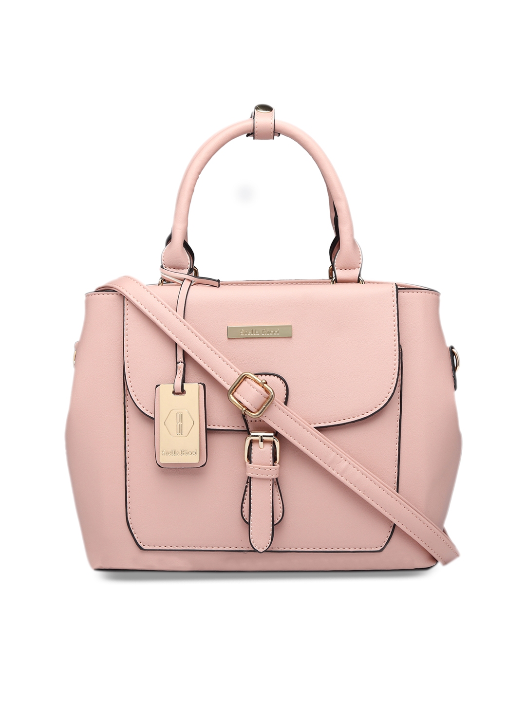 Buy Stella Ricci Pink Solid Satchel Handbags for Women 7587946 Myntra