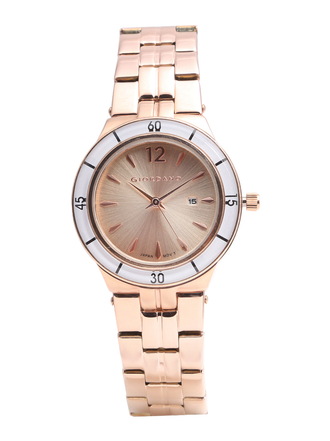 GIORDANO Women Rose Gold Analogue Watch 2973-44
