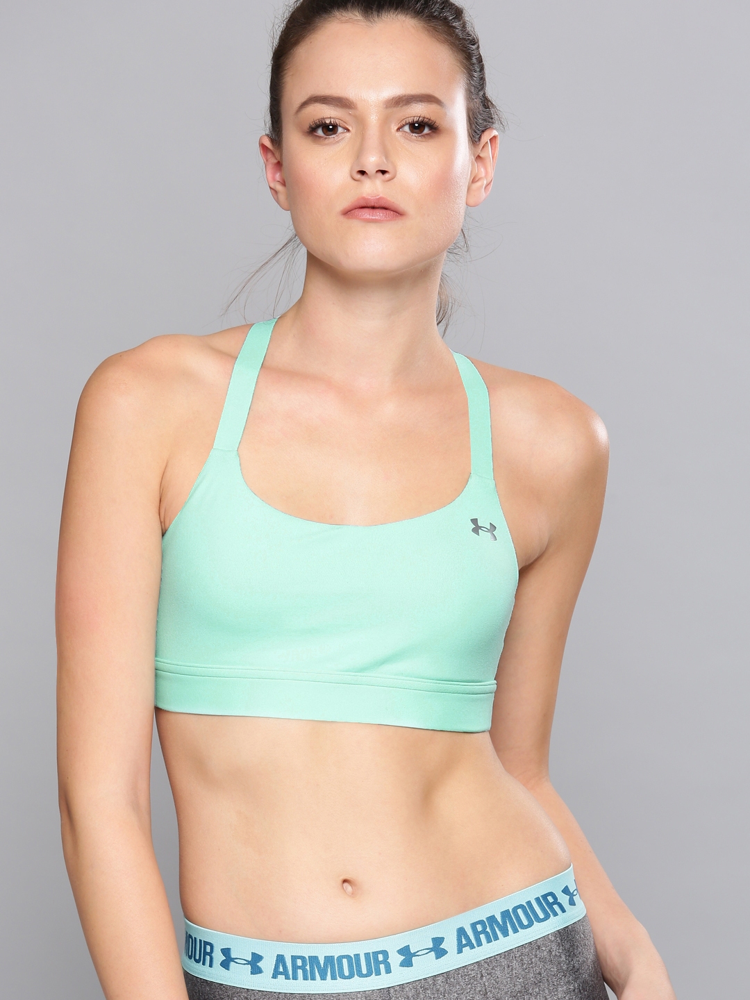 UNDER ARMOUR Intimates Green Ribbed Strappy Light India