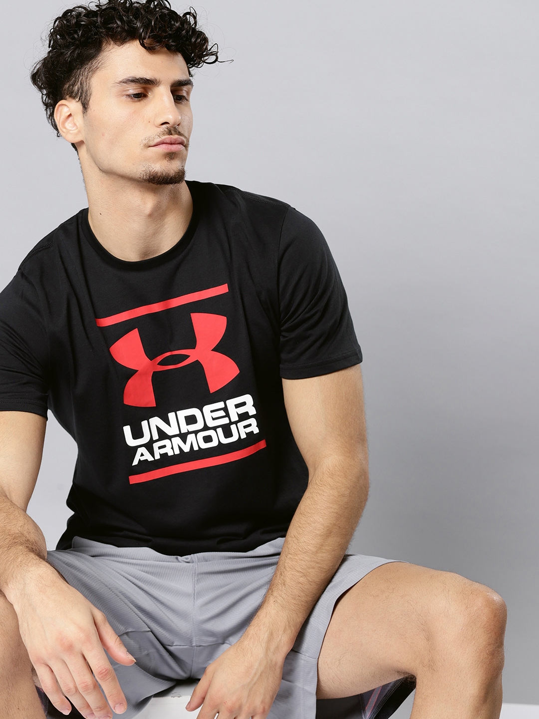 mens black under armour t shirt