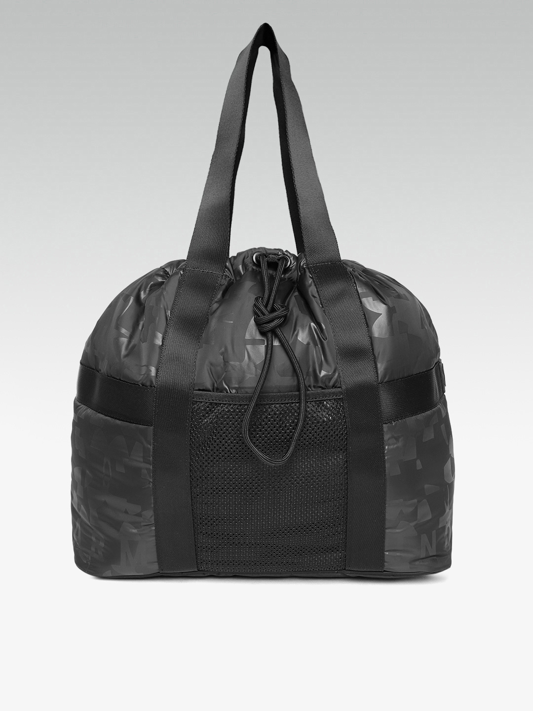 Buy UNDER ARMOUR Women Black Motivator Printed Tote Bag Handbags for Women 7610212 Myntra