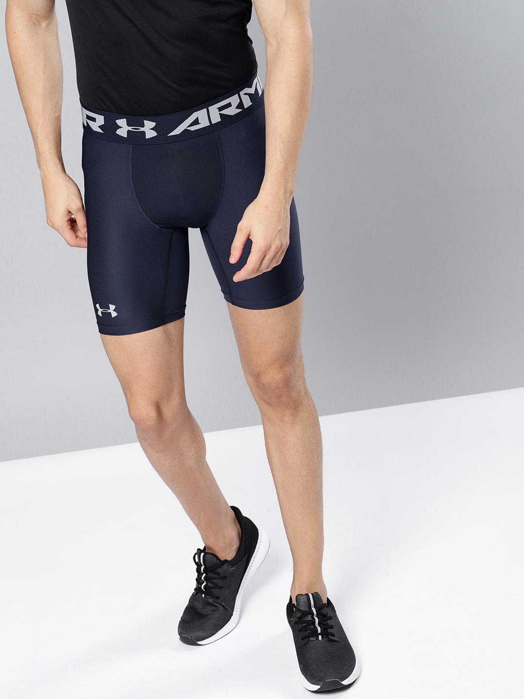 under armour navy spandex