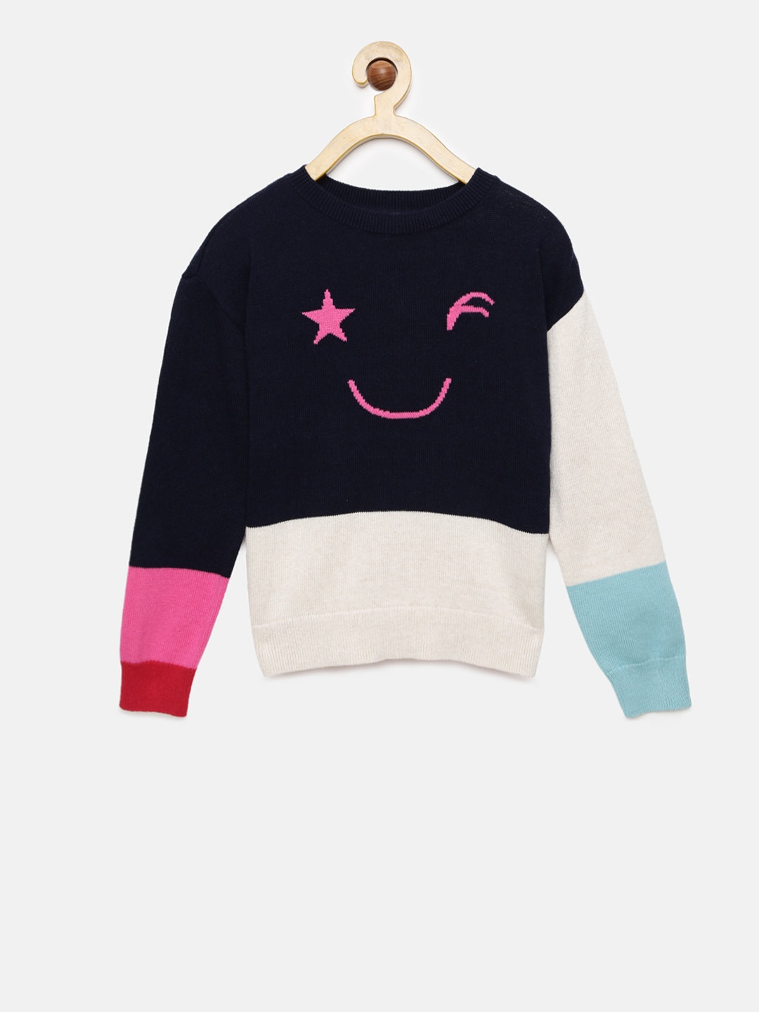 gap color block sweater