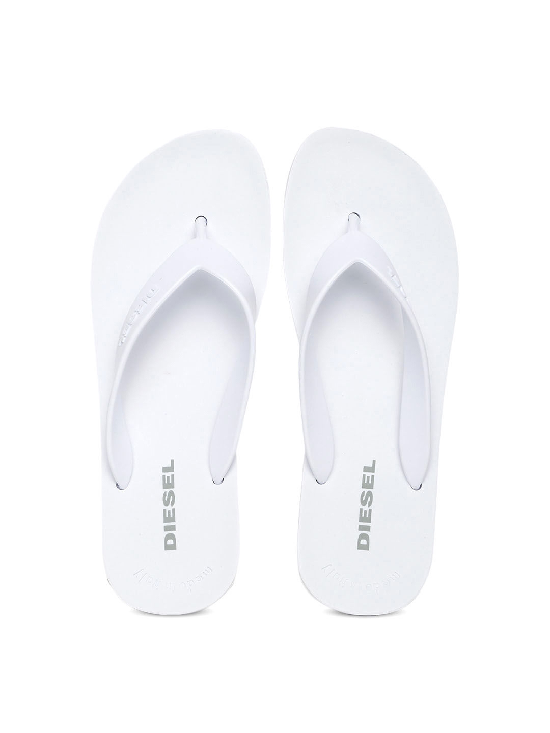 Diesel splish flip flops clearance white