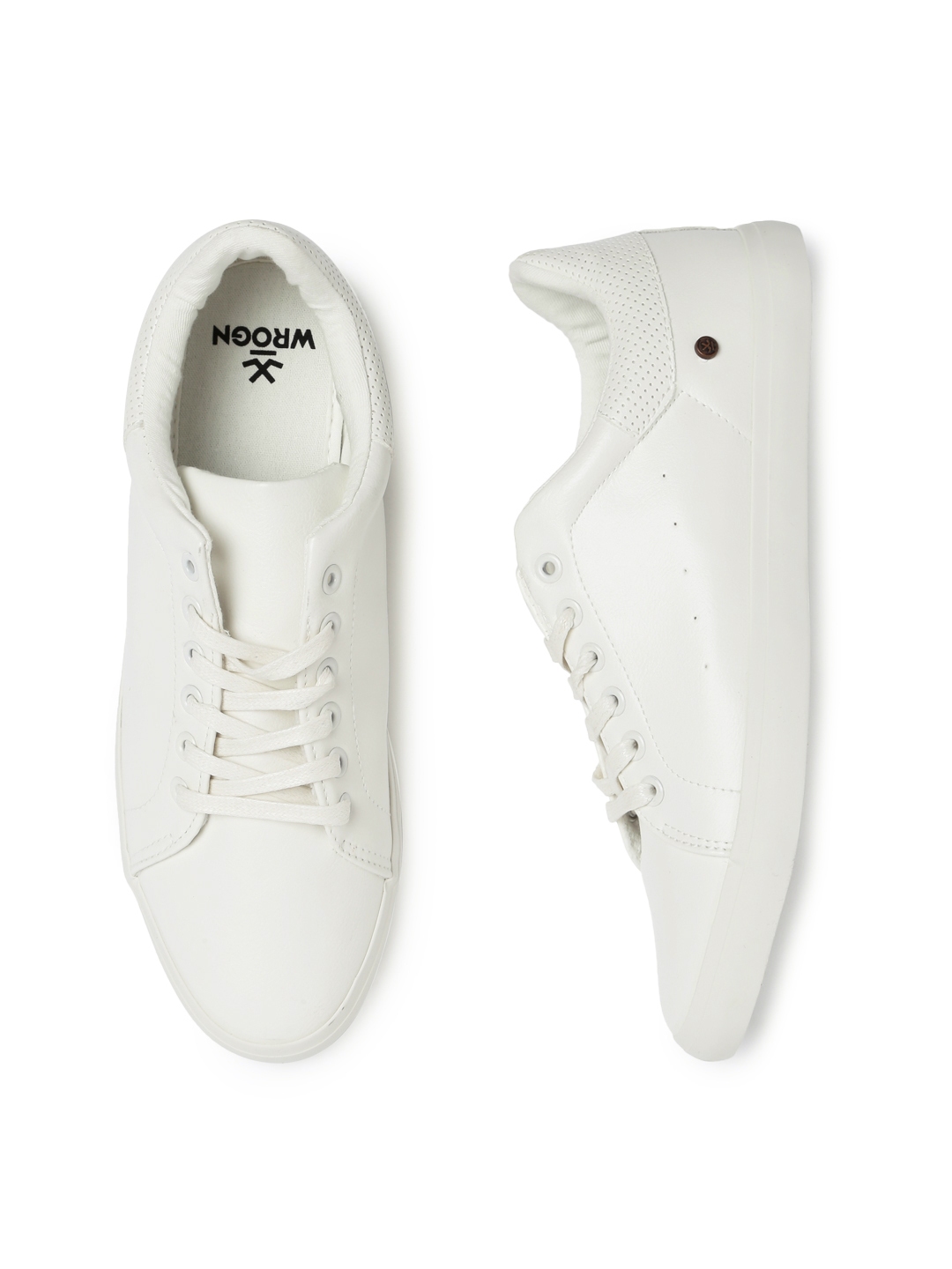 wrogn white sneakers myntra