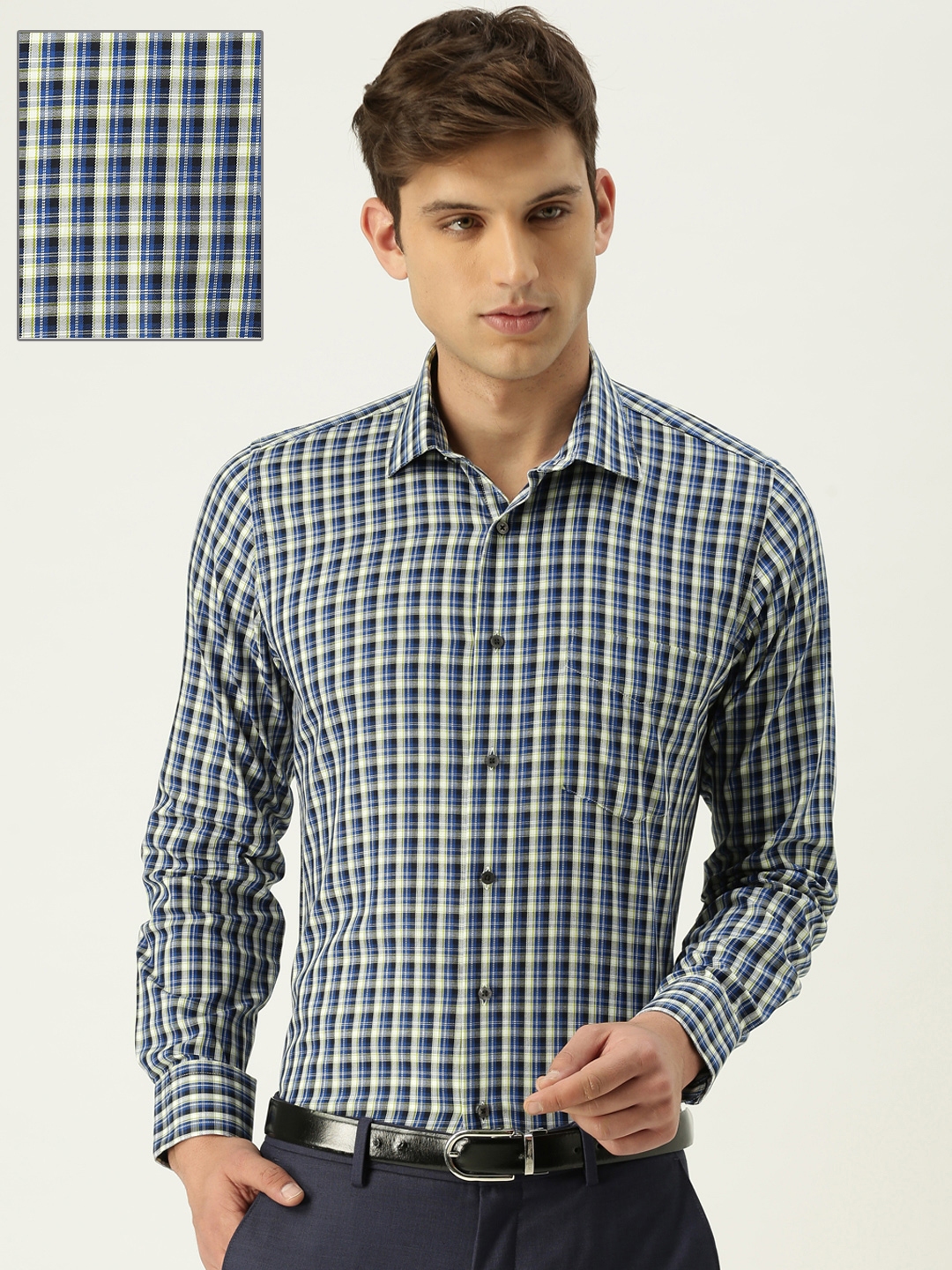 van heusen checked shirts