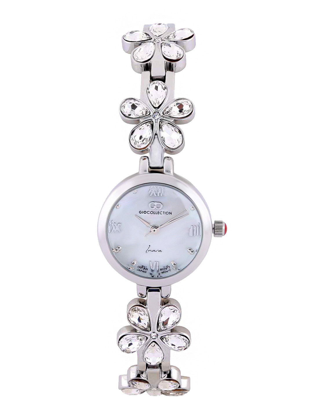 GIO COLLECTION Women Silver-Toned Analogue Watch G2119-11
