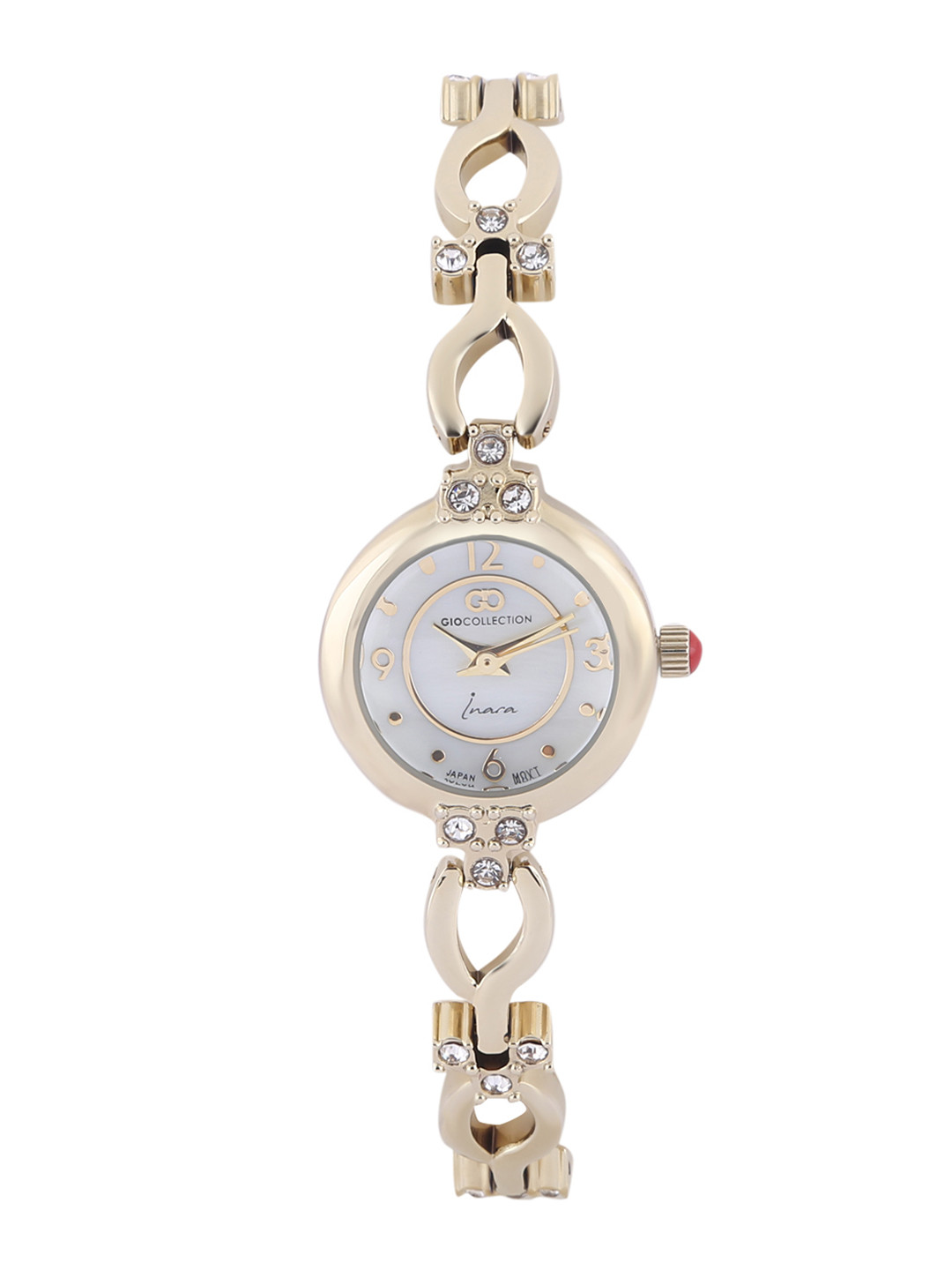 GIO COLLECTION Women Off-White Analogue Watch G2128-11