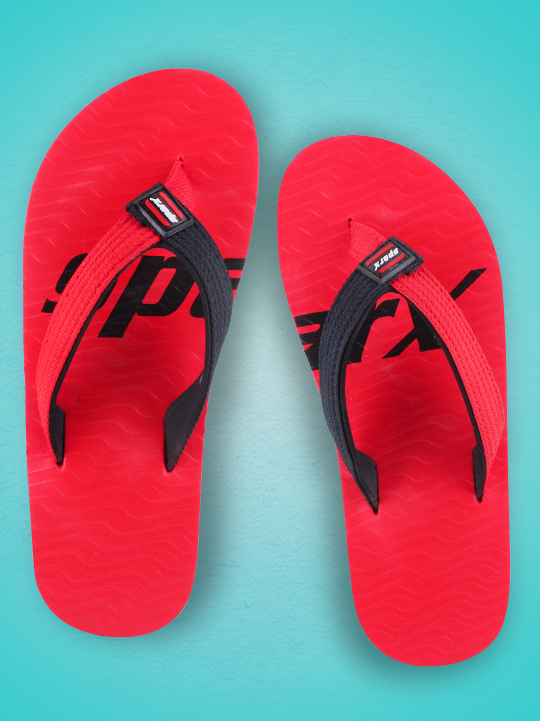 Buy Sparx Men Red \u0026 Black Flip-Flops - Flip Flops for Men 765399 | Myntra
