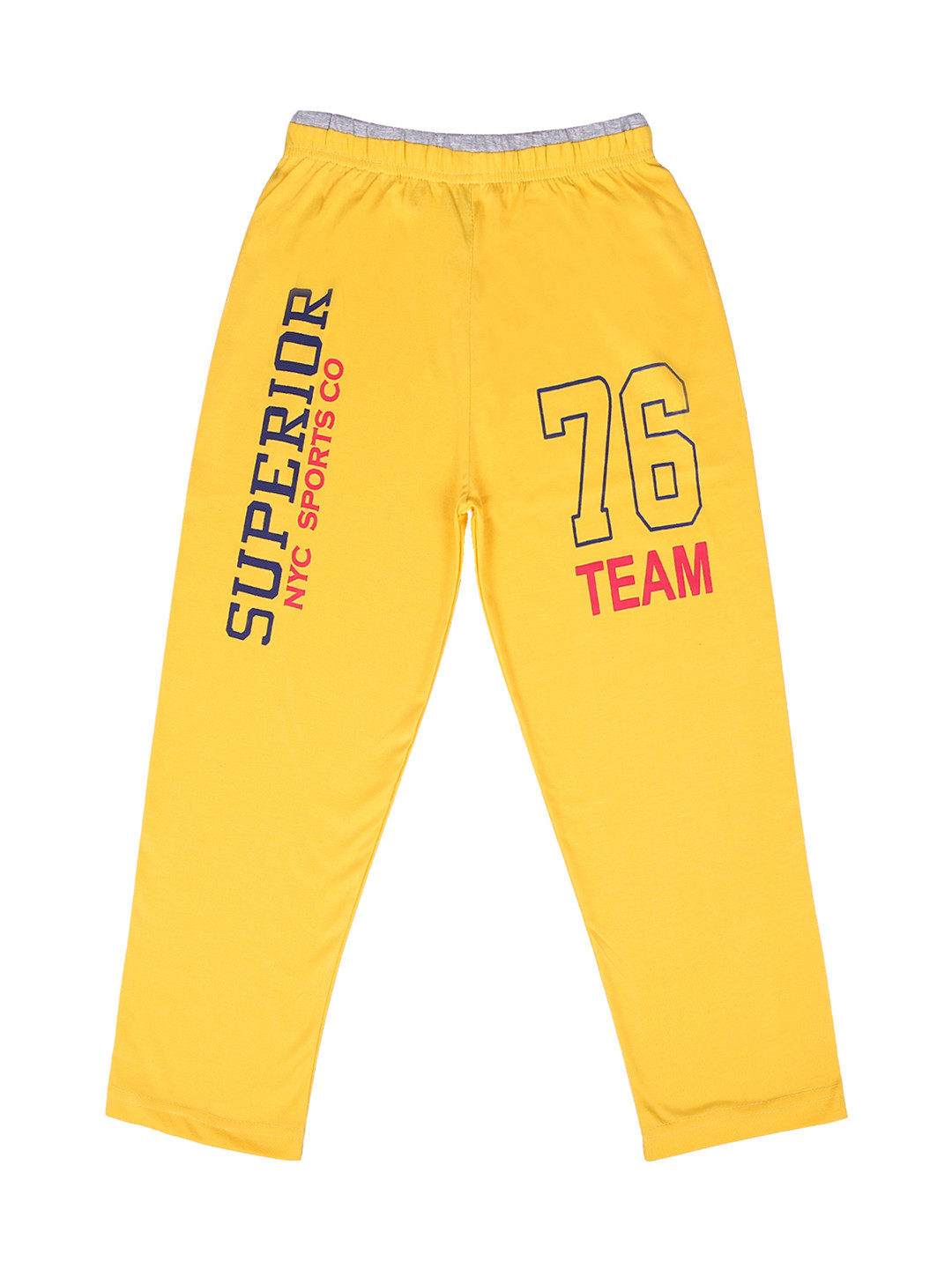 SWEET ANGEL Kids Yellow Straight Fit Track Pants