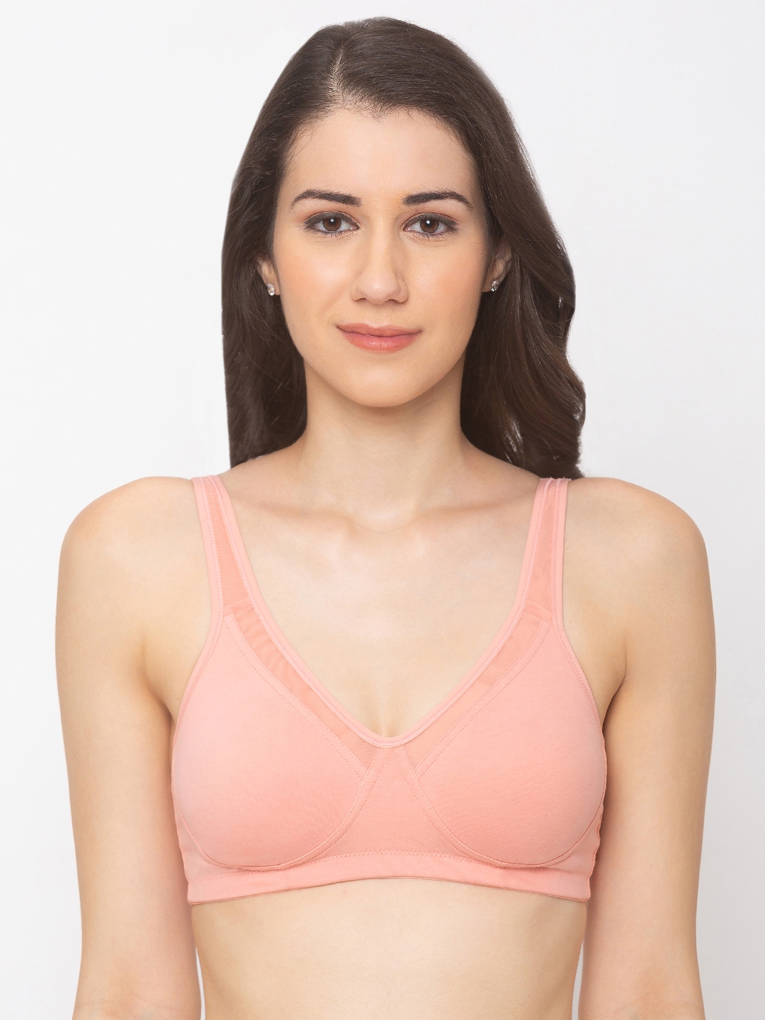 Buy Candyskin Pink Solid Non Wired Non Padded Everyday Bra CSB203CL - Bra  for Women 7663599